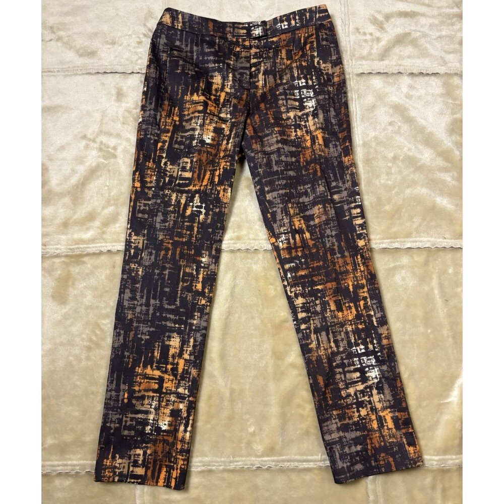 Carlisle Size 4 Womens Brown Harvest Stretch Straight Leg Pants - EUC